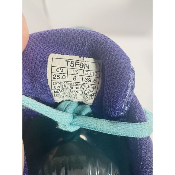 ASICS Women’s Gel Contend 3 Athletic Running Shoes Purple Teal Size 8- T5F9N - Picture 11 of 11